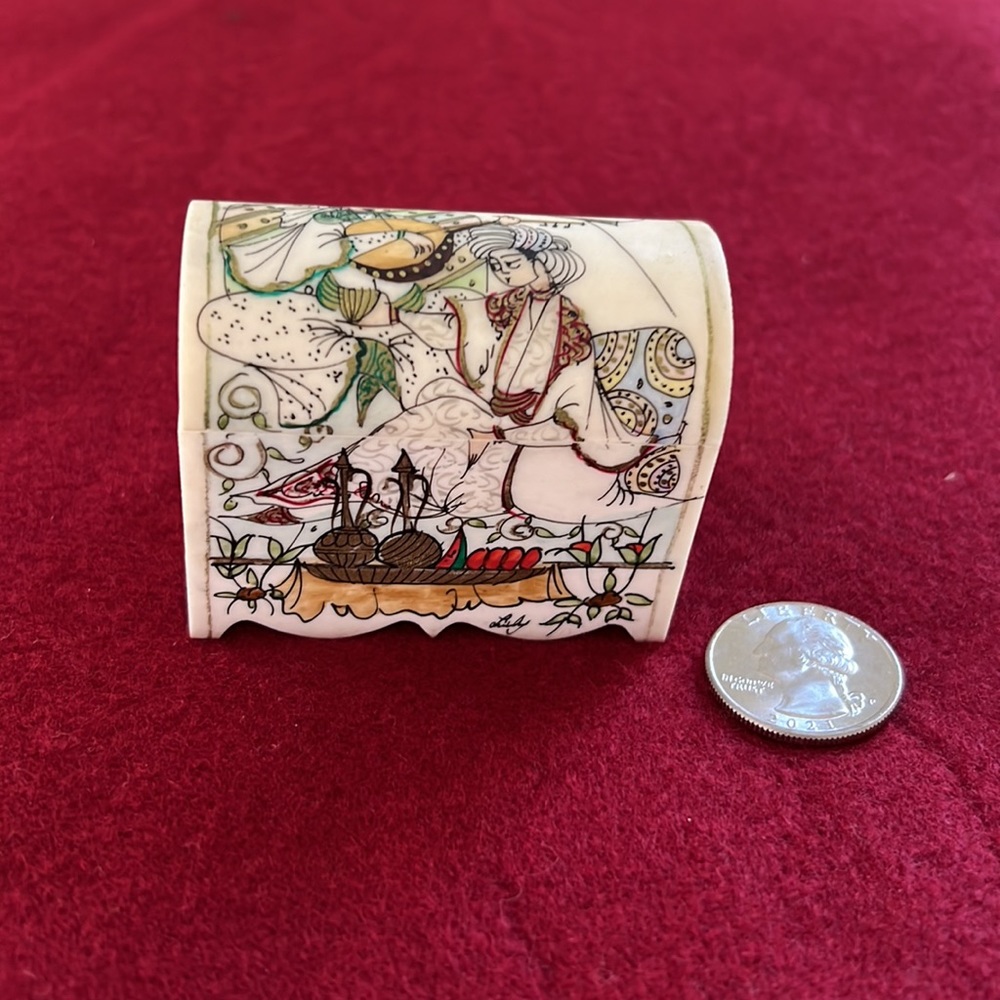 Turkish mini Chest Hand Painted
